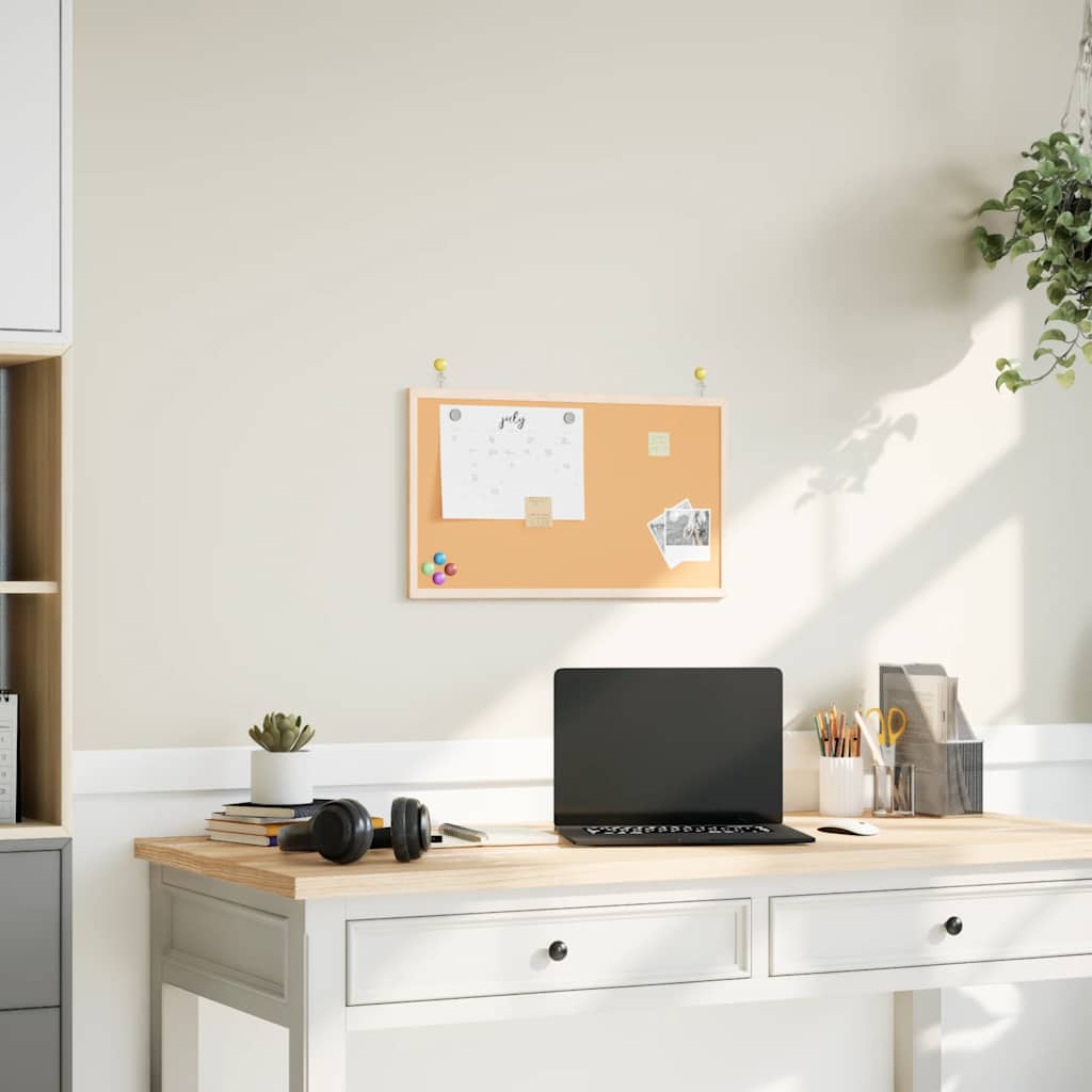Magnetic Whiteboard with Solid Pine Wood Frame   Magnetic
