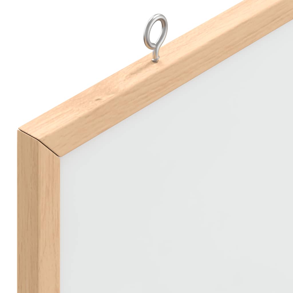 Magnetic Whiteboard with Solid Pine Wood Frame   Magnetic